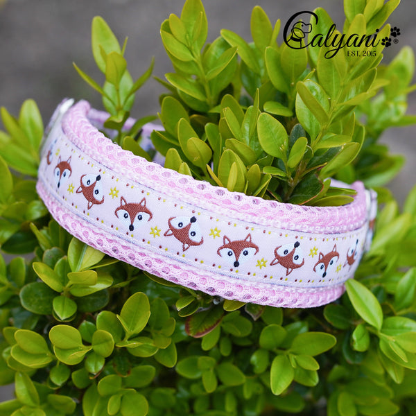 Halsband "Füchse Rosa"