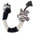 Zebra mit innenliegendem Seil